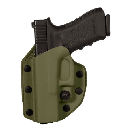 Holster gaucher Vegatek VKK800 vert olive pour BERETTA 92/98 FS PAMAS / MAS-G1