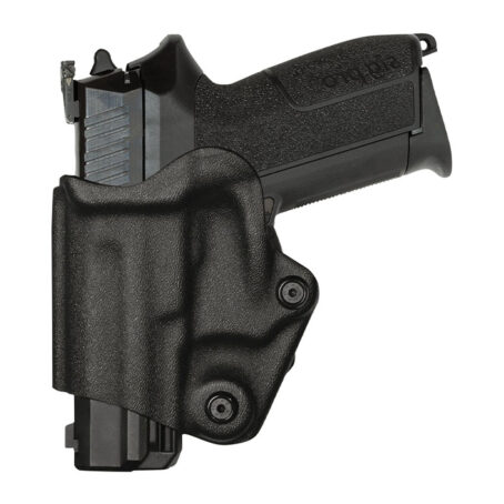 Holster gaucher Vegatek Short VKS804 noir pour GLOCK 17/19/22/23/26/27