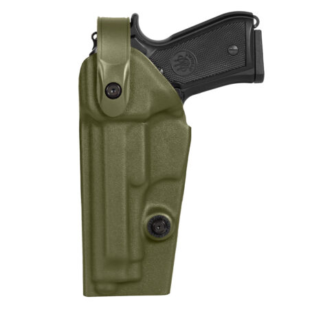 Holster gaucher Vegatek Duty VKD800 vert olive pour Beretta 92/98 PAMAS / MAS-G1