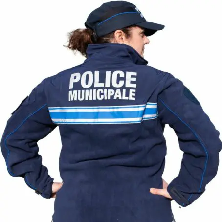 Veste blouson polaire bi matière PM mixte – Image 3