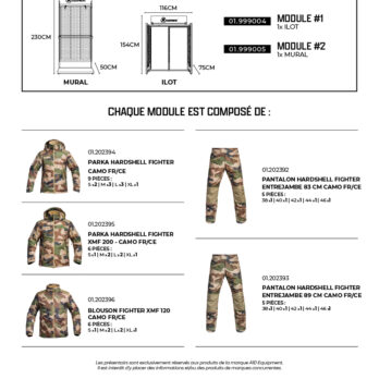 Concept store FIGHTER CS2 x1 îlot