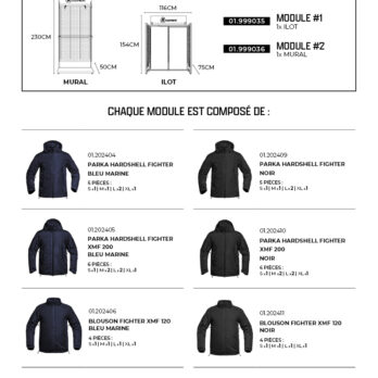 Concept store FIGHTER CS12 x1 îlot