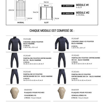 Concept store FIGHTER CS13 x1 îlot