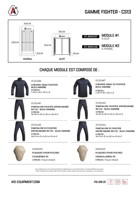 Concept store FIGHTER CS13 x1 îlot