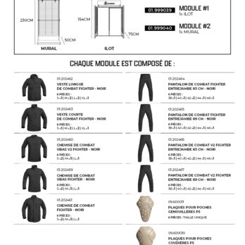 Concept store FIGHTER CS14 x1 îlot