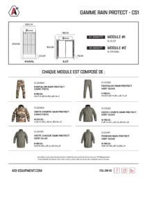 Concept store RAIN PROTECT CS1 x 1 îlot