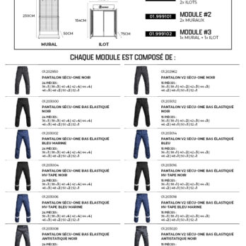 Concept store SÉCU-ONE CS1 x 2 muraux