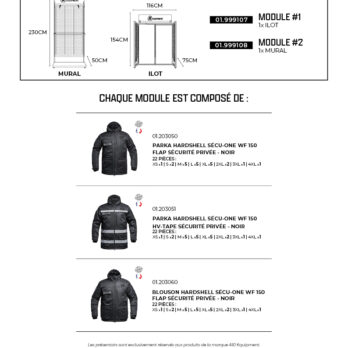 Concept store SÉCU-ONE CS4 x1 îlot