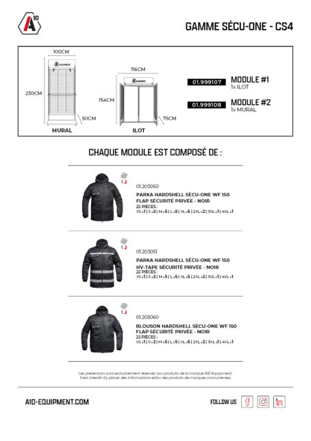 Concept store SÉCU-ONE CS4 x1 îlot