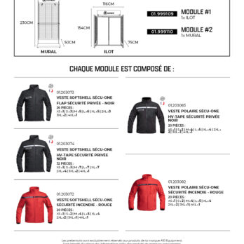 Concept store SÉCU-ONE CS5 x1 îlot