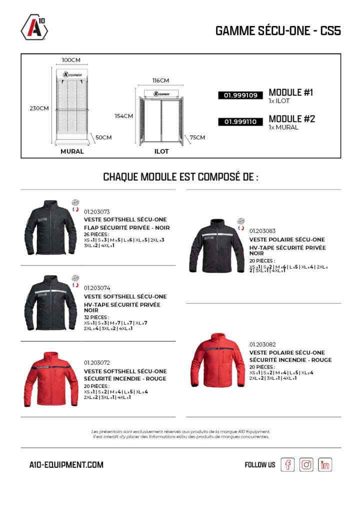 Concept store SÉCU-ONE CS5 x1 îlot