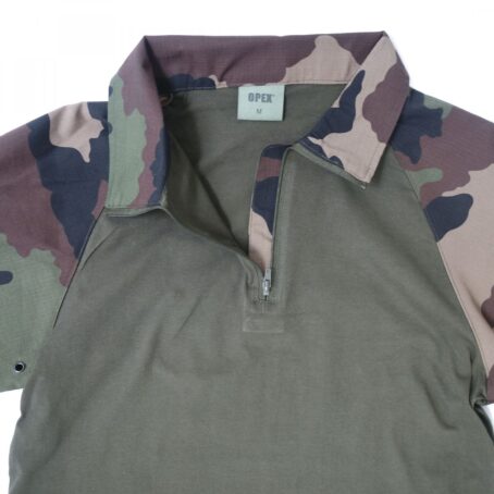 Chemise de combat type UBAS coton vert armée et Camo CE – Image 4