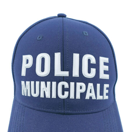 Casquette hiver police municipale marine softshell – Image 2