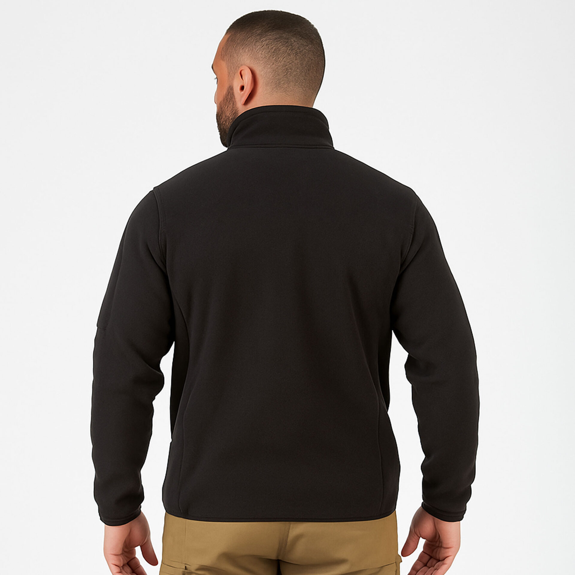 20 13 BLOUSON POLAIRE NOIR FITTE BLOUSON POLAIRE NOIR FITTE – Image 2