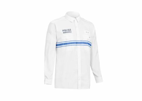 Chemise blanche Police Municipale manches longues