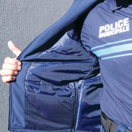 Blouson Softshell Police Municipale Grand froid matelassé – Image 4