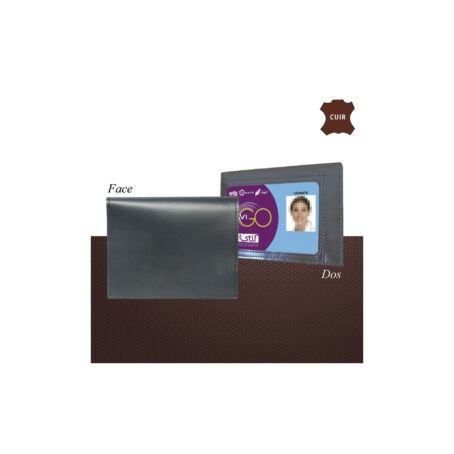 Porte feuille police municipale 2 volets avec emplacement carte navigo – Image 2