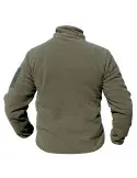 Blouson polaire vert armée fitte – Image 2