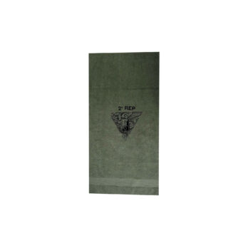 SERVIETTE MILITAIRE KAKI AVEC MARQUAGE 2REP