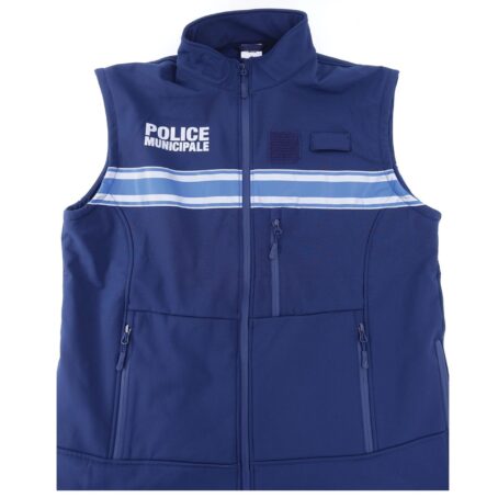 Blouson softshell police municipale 2 en 1 manches amovibles – Image 8