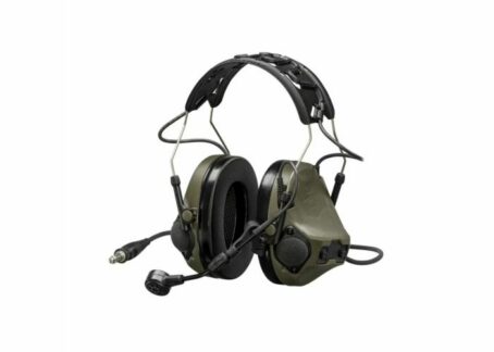 94 Casque 3M Peltor COMTAC VIII avec Micro et Câble - Gris