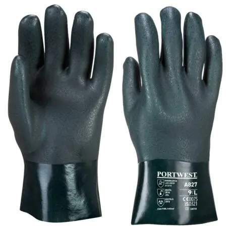 Gant PVC 27cm double trempage