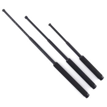 Matraque bâton télescopique manche en mousse anti-transpirant et étui