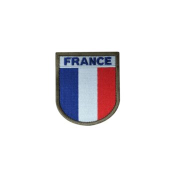 Ecusson brodé France - Bordure verte