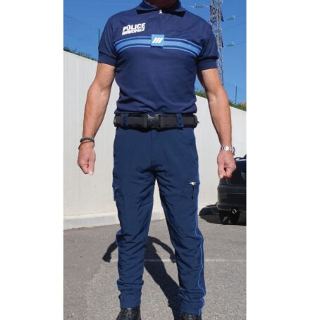Pantalon intervention léger mat bleu fitté – Police Municipale