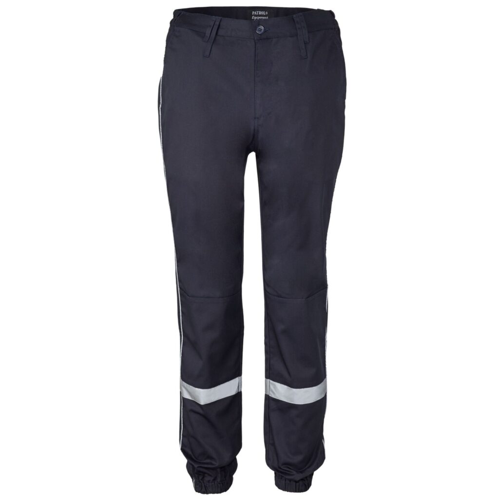 Pantalon sécurité incendie bleu - Passe poil réfléchissant