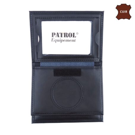 Porte-cartes cuir - 3 volets