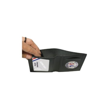 Porte-cartes cuir Police municipale - Format CB + Billet – Image 2
