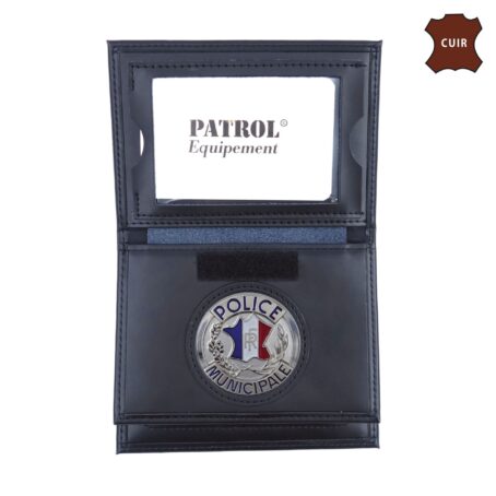 Porte-carte Police Municipale - 3 volets