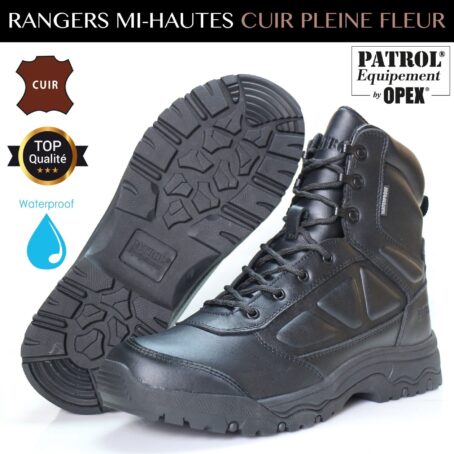 Rangers mi-hautes - Full cuir waterproof – Image 3