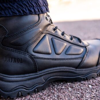 Rangers Mi-Hautes Full Cuir Waterproof – Chaussures d’Intervention Résistantes