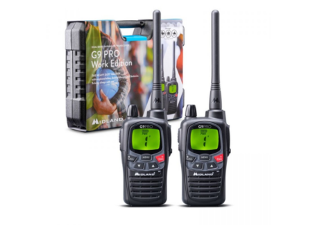 PACK DE 2 TALKIE WALKIE MIDLAND G9 PRO NOIR + OREILLETTE – Image 3