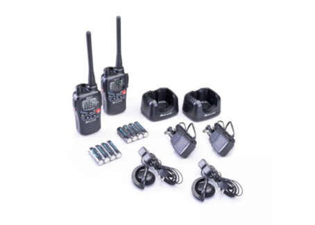 PACK DE 2 TALKIE WALKIE MIDLAND G9 PRO NOIR + OREILLETTE – Image 2