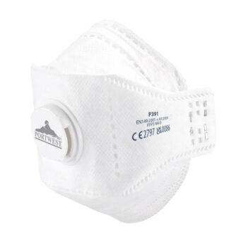 Masque EAGLE pliable FFP3 Dolomite avec valve (Pk10)