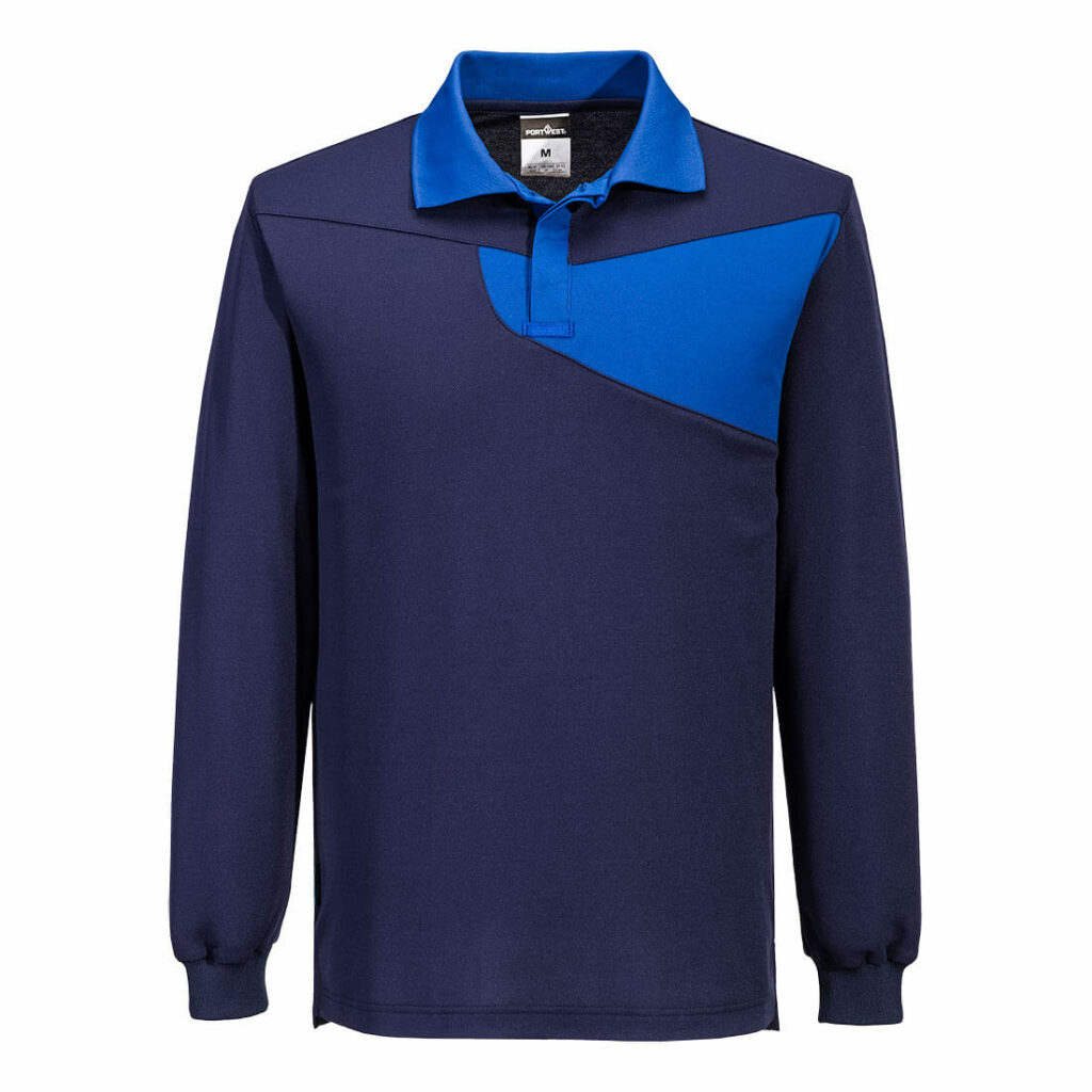 Polo coton majoritaire manches longues PW2