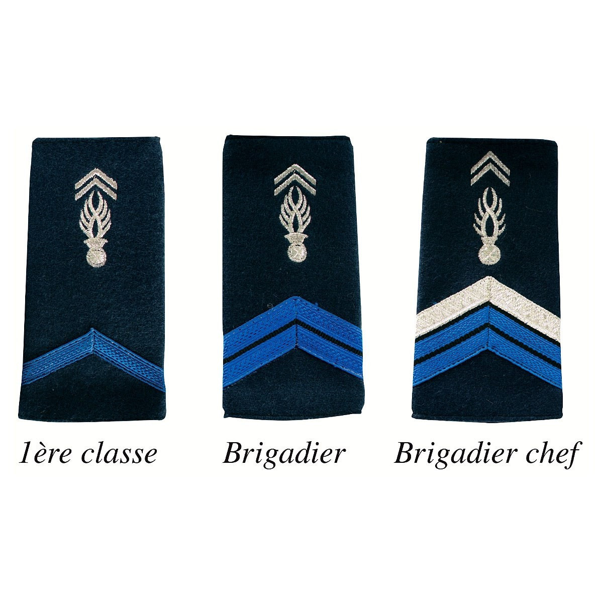 2 Fourreaux Gendarme Adjoint brodés