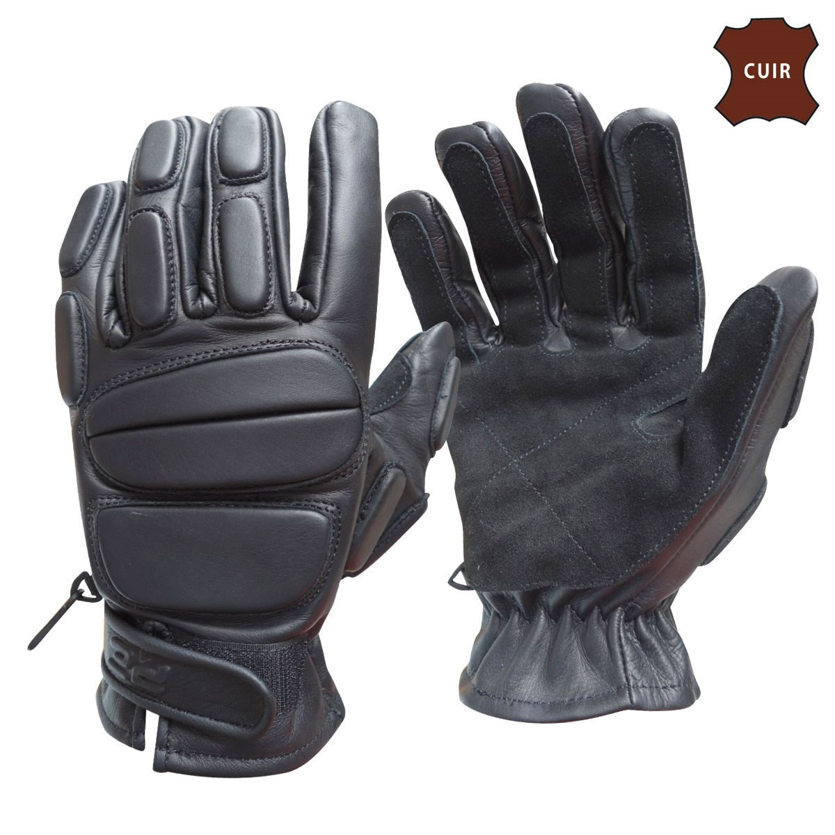 GANTS CUIR SWAT NEW DESIGN