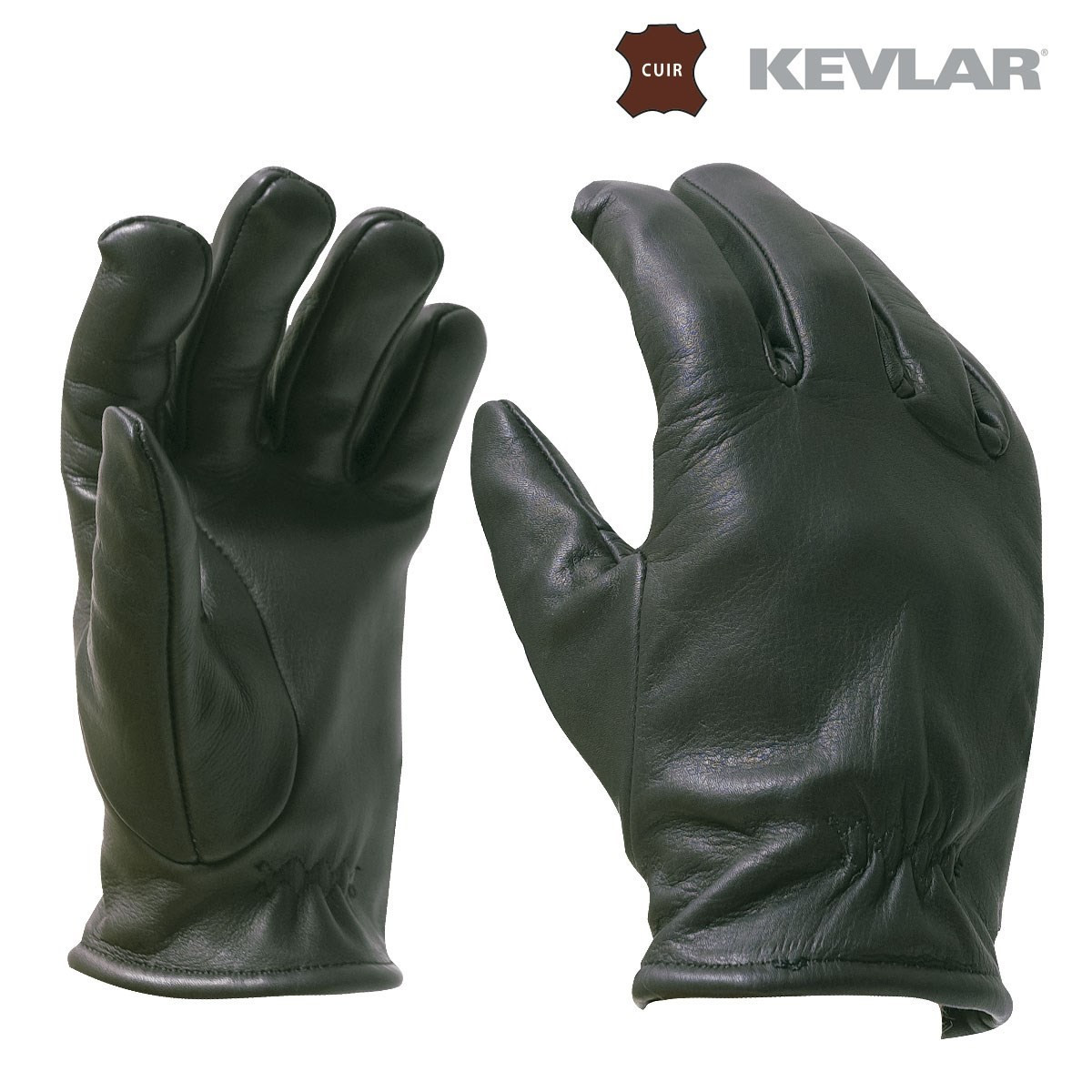 Gants cuir kevlar anti-coupure