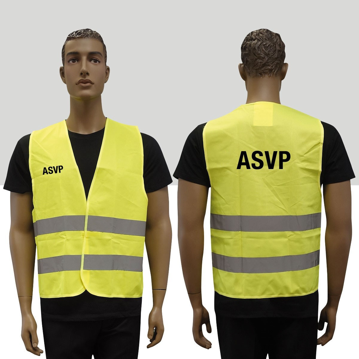 GILET FLUO HAUTE VISIBILITE ASVP