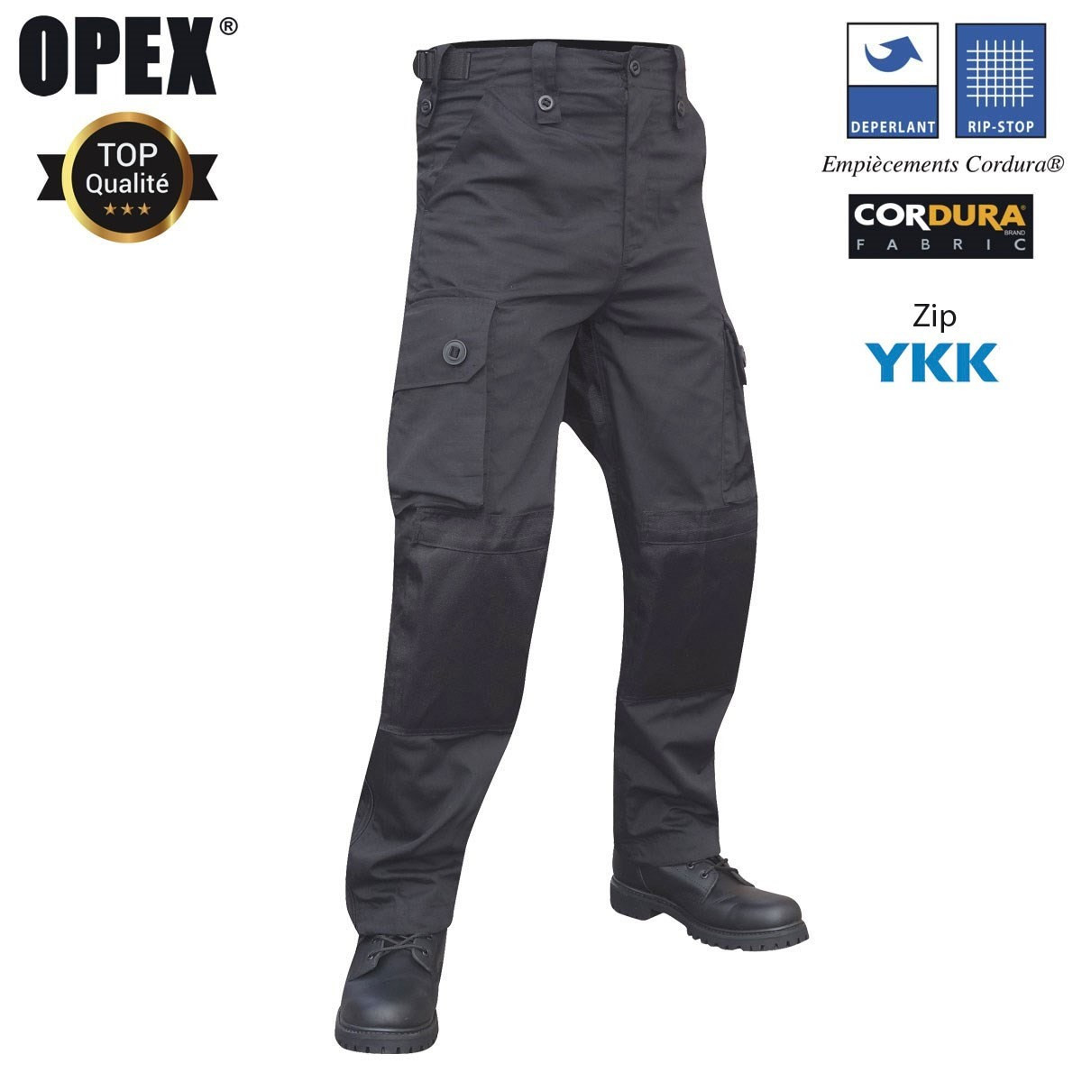 PANTALON GUERILLA NOIR OPEX