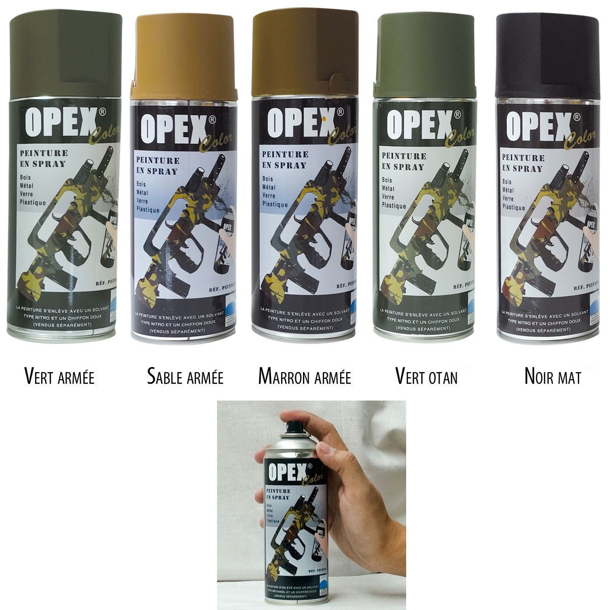 PEINTURE OPEXCOLOR EN SPRAY 400ML