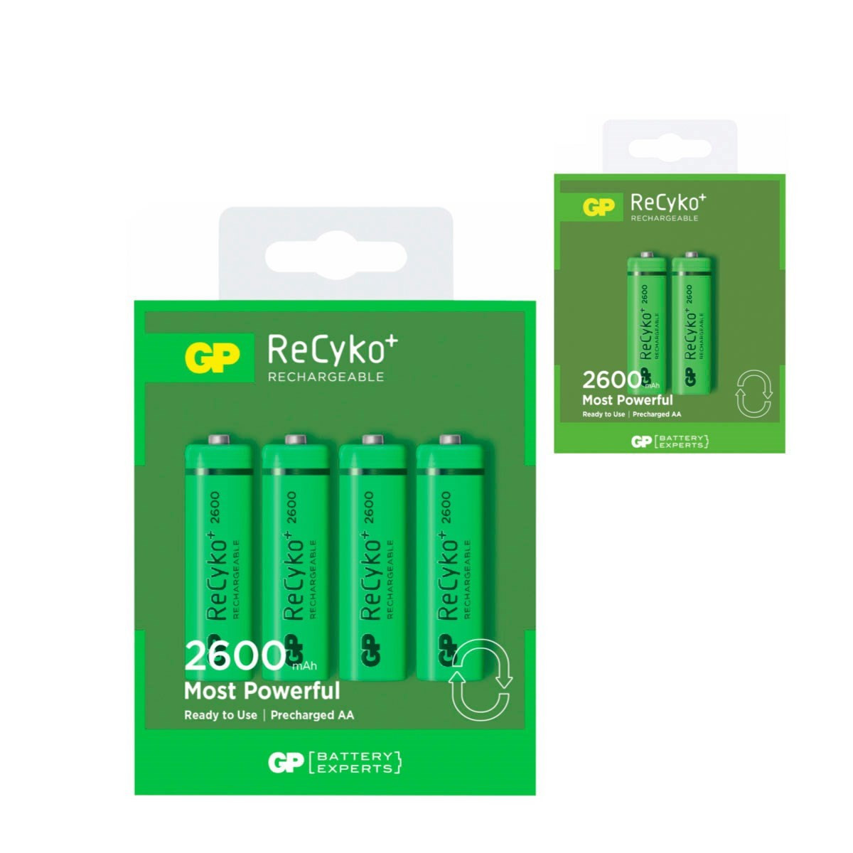 Piles rechargeables AA 2600 MAh