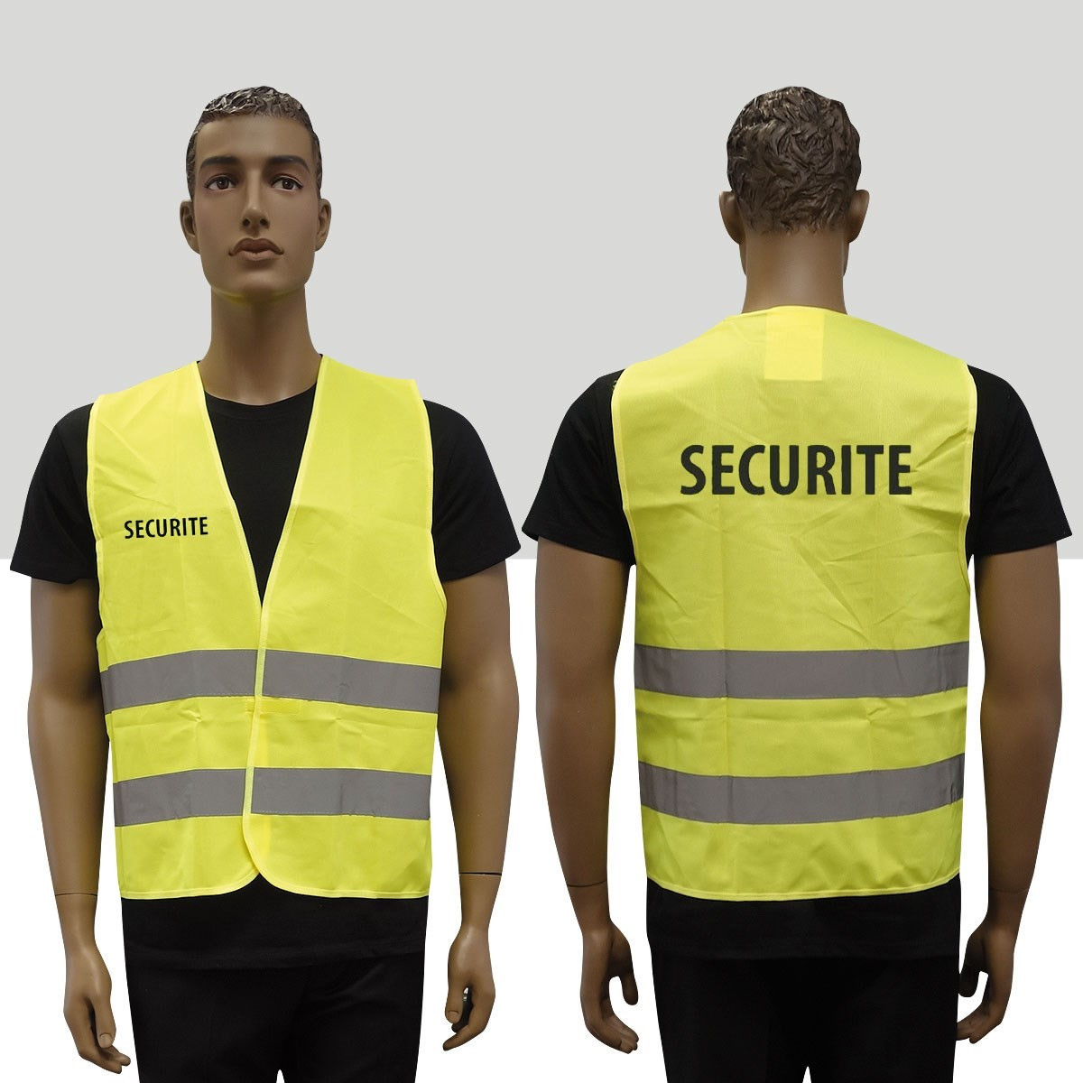 GILET FLUO HAUTE VISIBILITE SECURITE