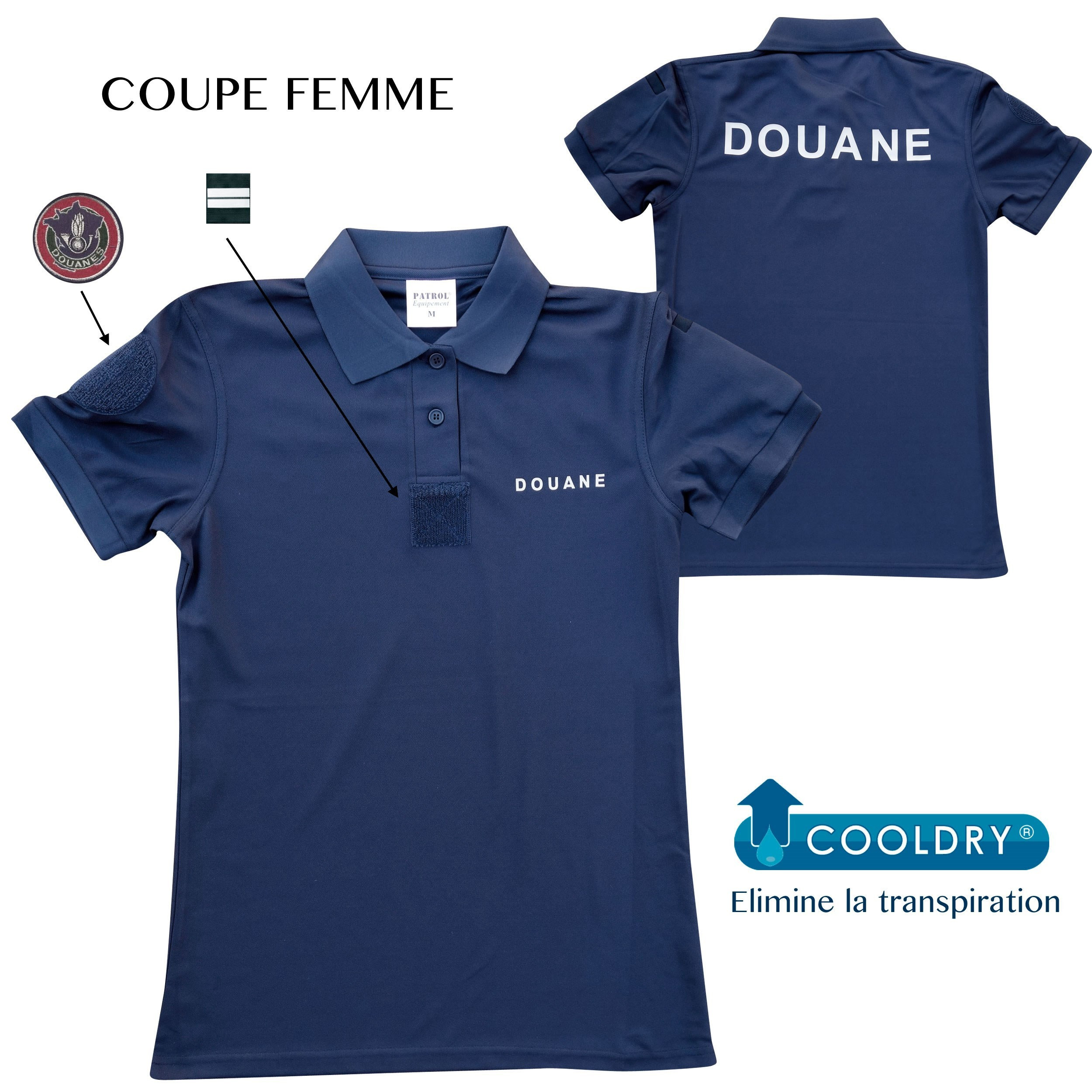 POLO DOUANE FEMME COOLDRY