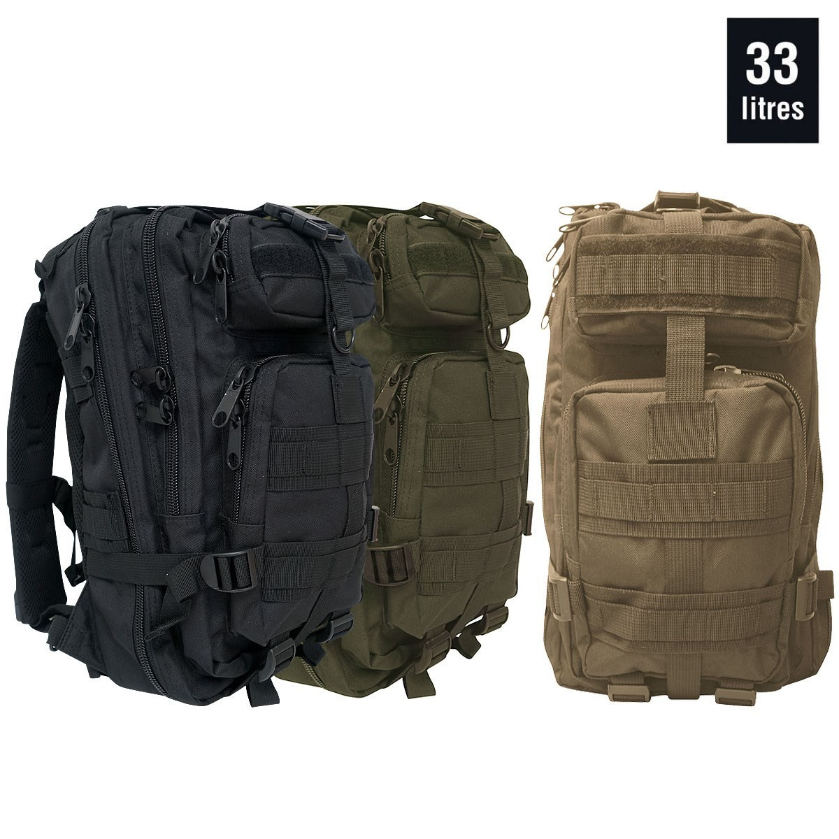 SAC A DOS TACTICAL 33 LITRES