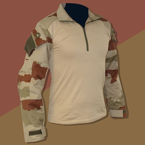 CHEMISE DE COMBAT TYPE UBAS CAMO SABLE OPEX